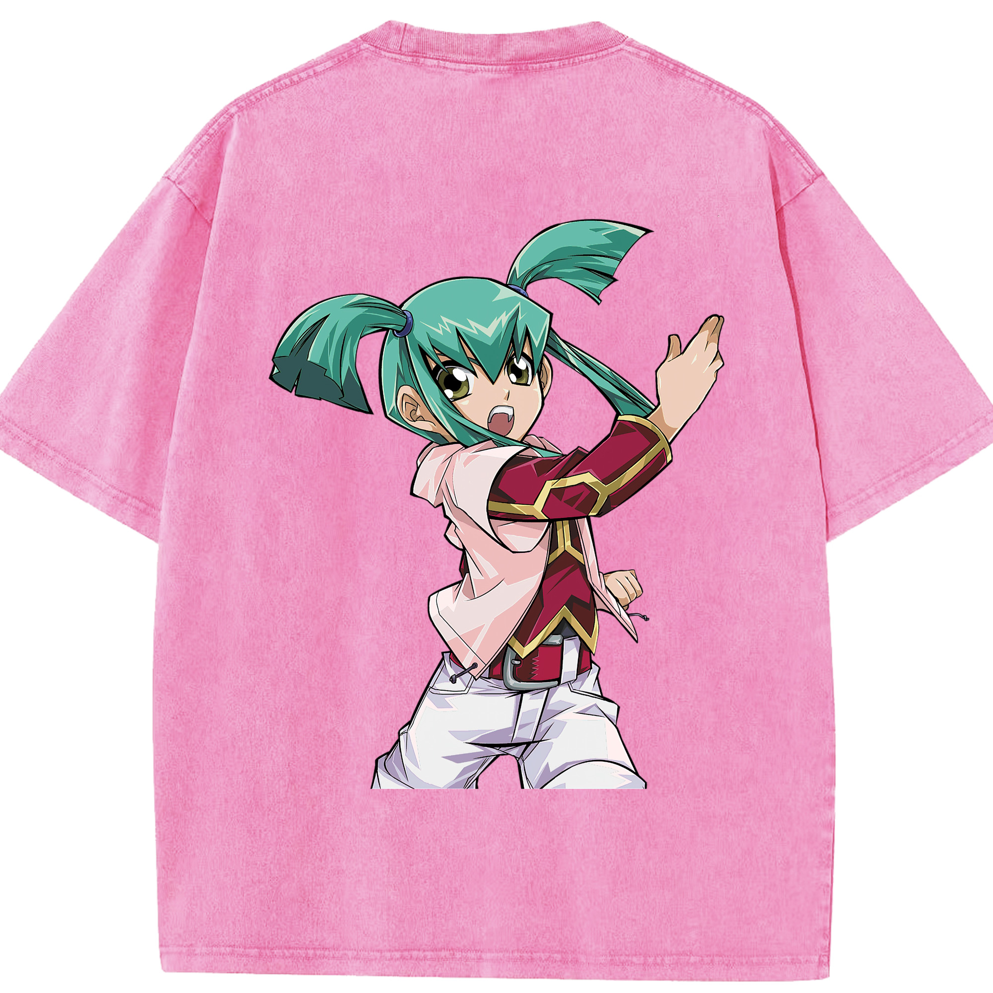 （画像用） 遊☆戯☆王 Yu-Gi-Oh! 綿100% ヴィンテージ風 半袖Tシャツ（背面プリント）